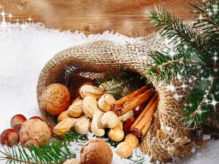 Slagalica «Nuts in the snow»