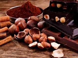 Пазл «Орехи с шоколадом»