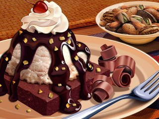 Пазл «Ореховый торт»