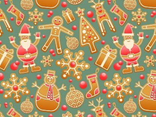 Jigsaw Puzzle «Ornament from gingerbread»