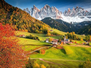 Quebra-cabeça «Autumn in the Alps»