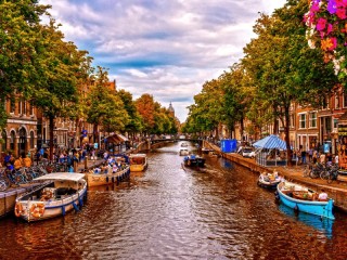 Пазл «Осень в Амстердаме»