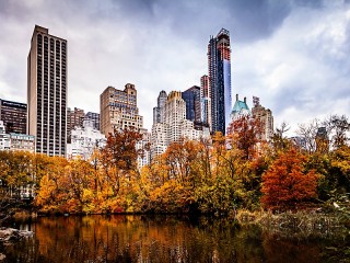 Rompecabezas «Autumn in New York»