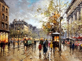 Rompecabezas «Autumn in Paris»