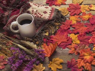 Пазл «Осенний кофе»
