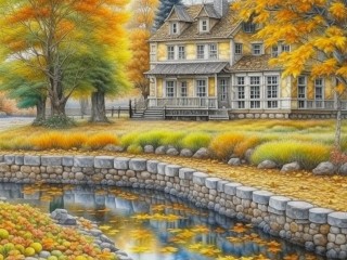 Puzzle «Autumn landscape»