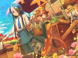 Jigsaw Puzzle «Autumn trade»