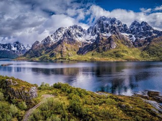 Jigsaw Puzzle «Ostnesfjord Norway»