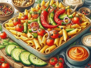 Jigsaw Puzzle «Spicy pasta»