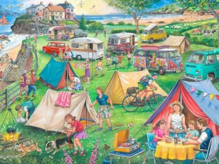 Jigsaw Puzzle «Camping»