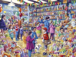 Jigsaw Puzzle «The store opening»