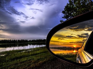 Zagadka «Sunset mirroring»