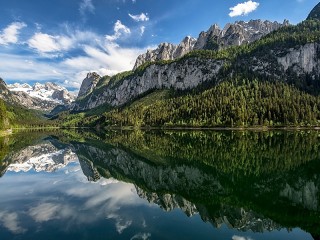 Пазл «Озеро в Австрии»