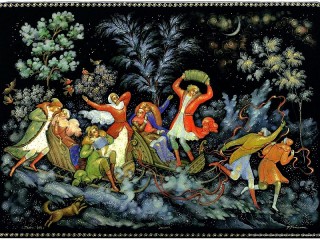 Пазл «Palekh Lacquer miniature ball»