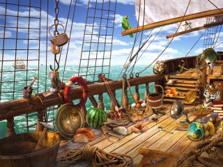 Jigsaw Puzzle «ship deck»