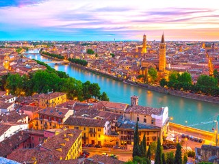 Quebra-cabeça «Panorama of Verona»
