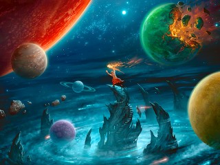 Jigsaw Puzzle «Planetary conjunction»
