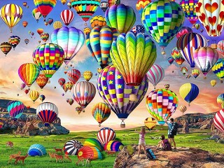 Puzzle «Balloon parade»