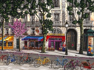 Jigsaw Puzzle «Paris street»