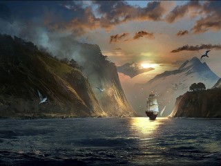 Quebra-cabeça «Sail in the night»