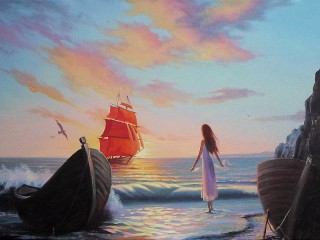 Jigsaw Puzzle «Sails and Assol»
