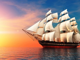 Jigsaw Puzzle «Sailing-ship»