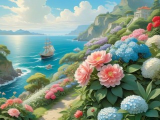 Puzzle «sailboat»