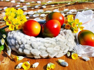 Puzzle «Easter still life»
