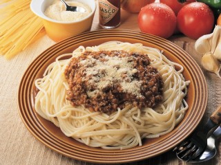 Puzzle «pasta with sauce»