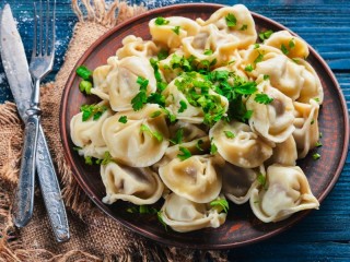 Jigsaw Puzzle «Dumplings with herbs»