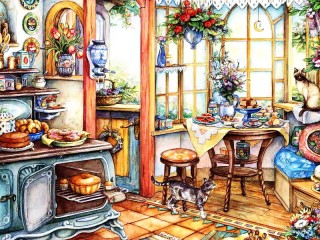 Jigsaw Puzzle «Before the holiday»
