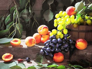Bulmaca «Peaches and grapes»