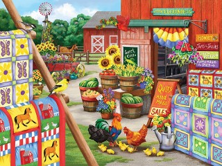 Puzzle «Rooster and chickens»