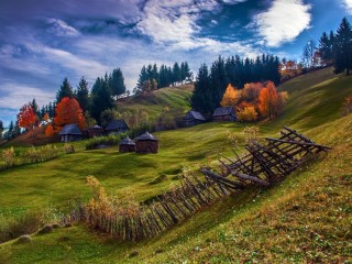 Rompecabezas «Romania Landscape»