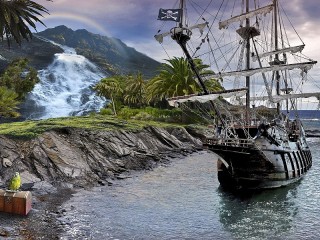 Puzzle «Pirate island»