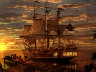 Jigsaw Puzzle «Piratskiy korabl»