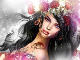 Jigsaw Puzzle «Piercing and tattoo»