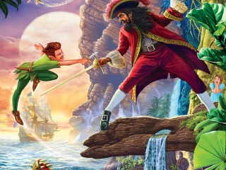 Puzzle «Peter Pan and Captain Hook»