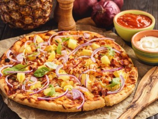 Пазл «Pizza with onions»