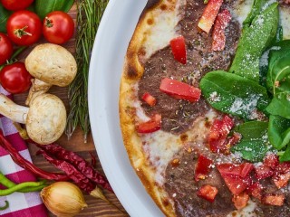 Puzzle «Pizza with meat»