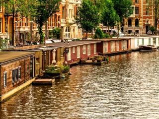 Jigsaw Puzzle «houseboats»