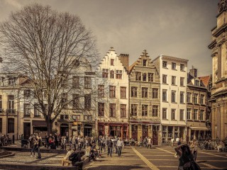 Quebra-cabeça «Square in Antwerp»