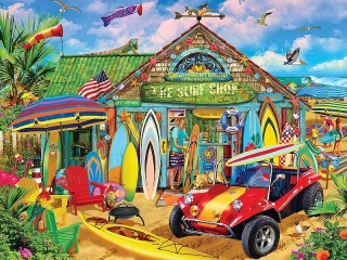 Jigsaw Puzzle «Beach house»
