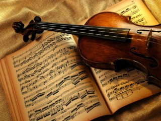 Bulmaca «Notes and violin»