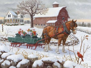 Jigsaw Puzzle «Holiday gifts»