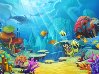 Jigsaw Puzzle «Underwater landscape»