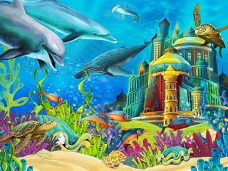 Пазл «Подводный город»