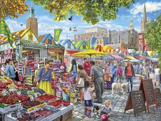 Jigsaw Puzzle «Market trip»