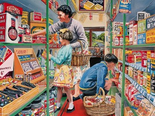 Jigsaw Puzzle «Shopping with Grandmother»
