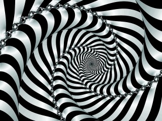 Puzzle «Striped fractal»